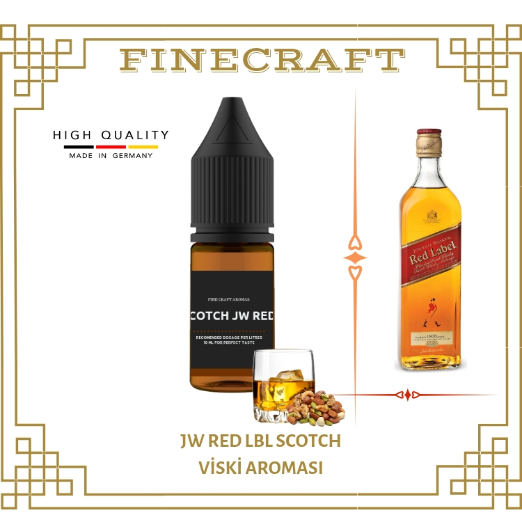 JW Red Lbl Scotch Whiskey Aroması Fine Craft Scotch Viski Aroması