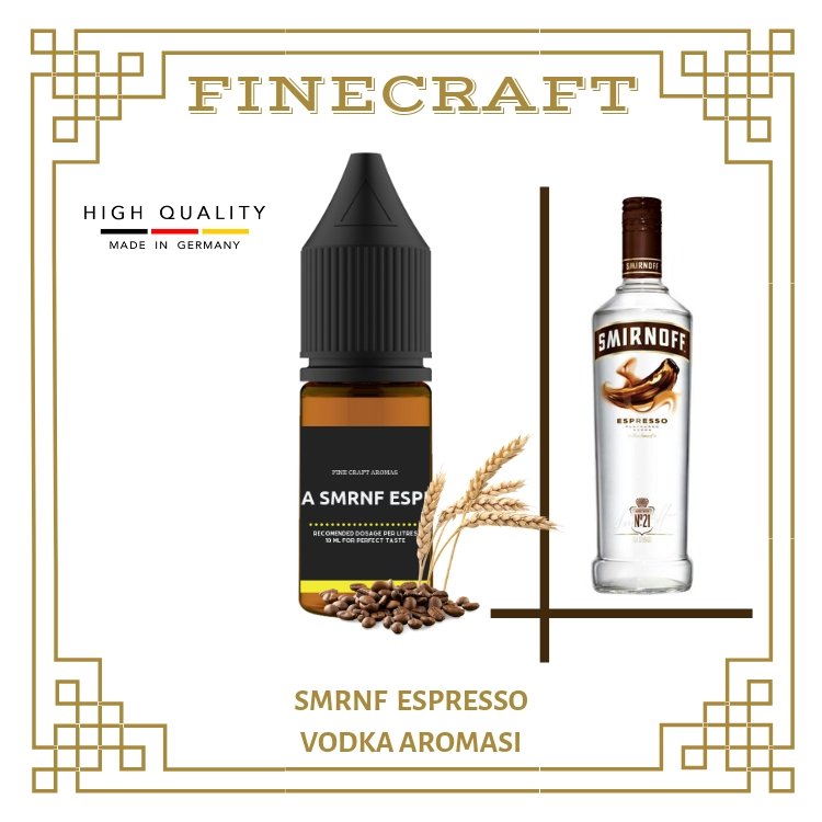 Smrnf Espresso Vodka Aroması Fine Craft Kahveli Votka Aroması